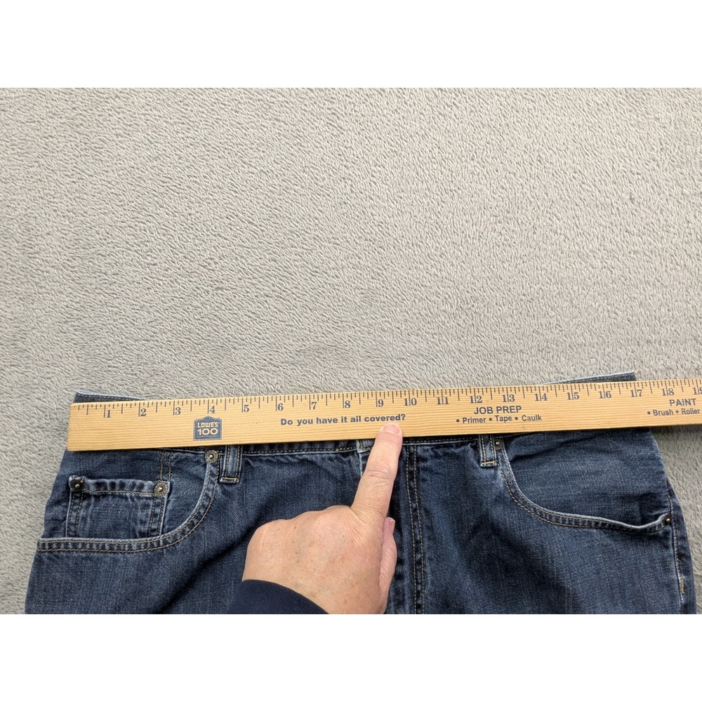 Banana Republic Mens Straight Leg Blue Jeans 100% Cotton 35x32 Medium Wash - Picture 5 of 10